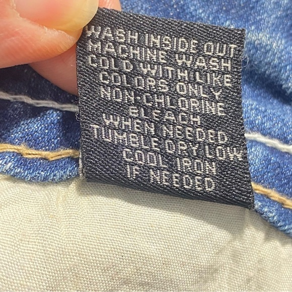 Twentyone Black Jeans Women 9/10R Blue Low Rise Slim Boot Sequins Casual Denim - Picture 13 of 16